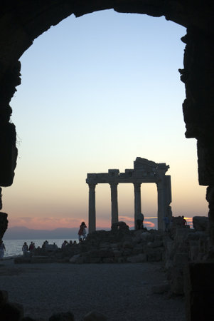 Temple of Apollo, Side, Turkeyのeditorial素材