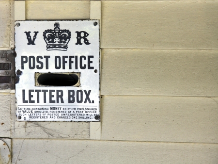 Victorian era letterbox