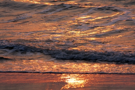 Sun on seaの写真素材