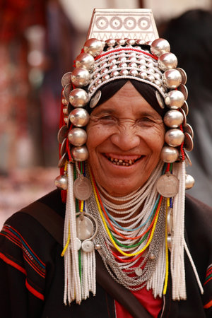 Akha Hilltribeswomanのeditorial素材