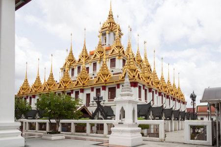 Wat Ratchanatdaram or Loha Prasat (Metal Castle), Bangkok, Thailand