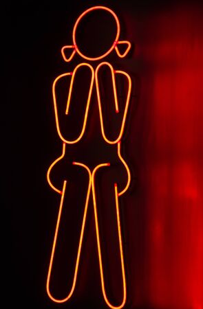 Gents toilet signの写真素材