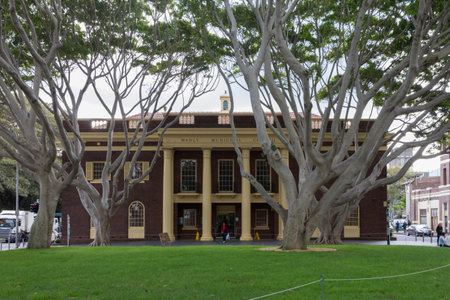 Manly, Australia-June 12th 2015: The municipal Council Ofiices. The architecture is in Neo Georgian Revival Styleのeditorial素材