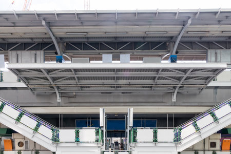 BTS skytrain station in Bangkok, Thailand