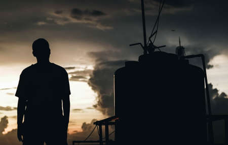 light and shadowsの写真素材