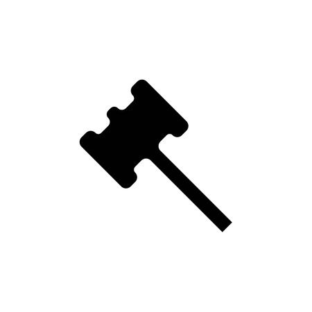 hammer icon vector illustration symbol designのイラスト素材