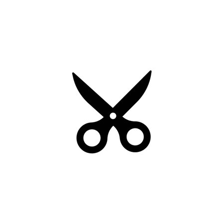 scissors icon vector symbol illustration designのイラスト素材