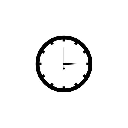 clock icon vector illustration symbol designのイラスト素材