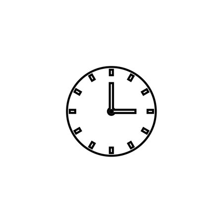 clock icon vector illustration symbol designのイラスト素材