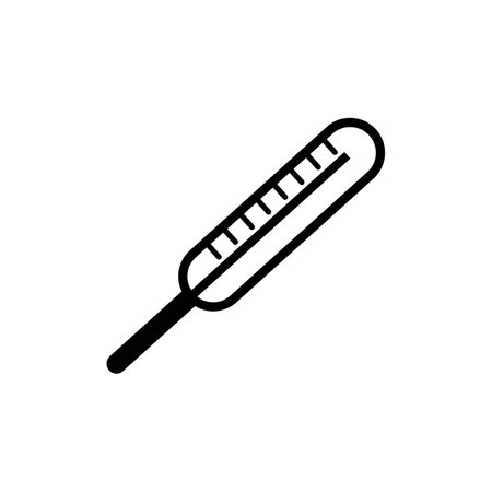 temperature check icon vector illustration symbol designのイラスト素材