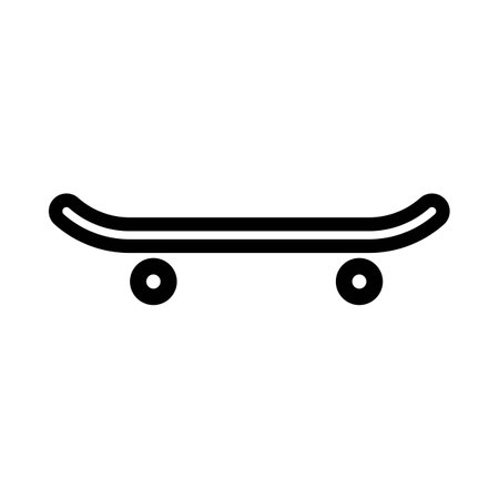 skateboard icon vector illustration symbol designのイラスト素材
