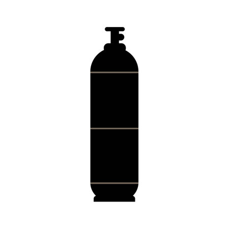 gas cylinder icon vector illustration logo designのイラスト素材