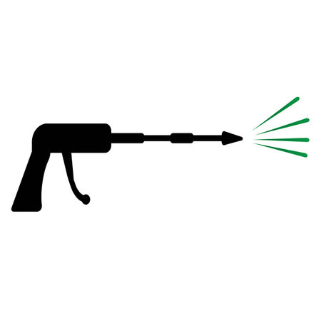 high pressure water gun icon vector illustration logo designのイラスト素材
