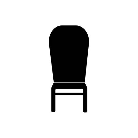 chair icon vector illustration logo designのイラスト素材