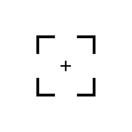 zoom Icon Design Vector Template Illustrationのイラスト素材