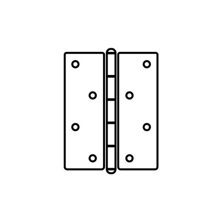 Door hinge icon design template. Trendy styleのイラスト素材