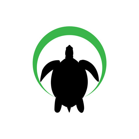 turtle icon vector illustration simple designのイラスト素材