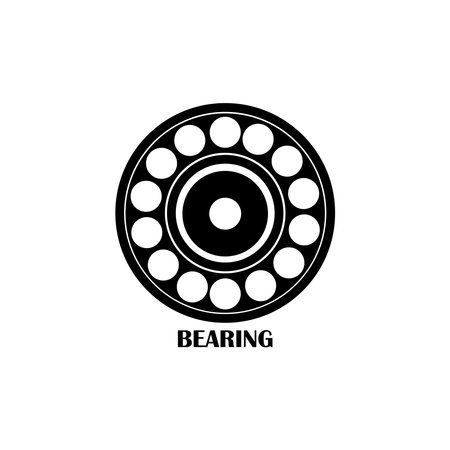 bearing icon vector illustration simple designのイラスト素材