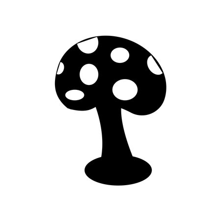 mushroom logo vector illustration design templateのイラスト素材