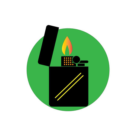 Gas Lighter icon vector illustration designのイラスト素材