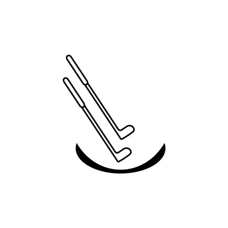 Golf icon vector illustration logo templateのイラスト素材
