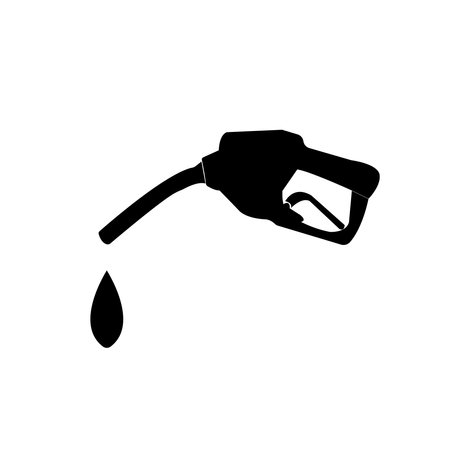 gas station nozzle icon vector illustration logo designのイラスト素材