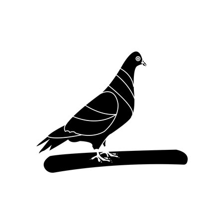 dove icon vector illustration logo designのイラスト素材