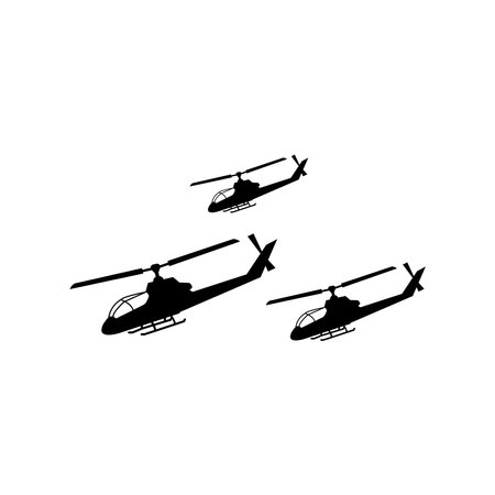 helicopter icon vector illustration simple designのイラスト素材