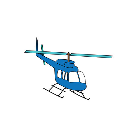 helicopter icon vector illustration simple designのイラスト素材