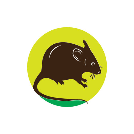 mouse icon vector illustration simple designのイラスト素材