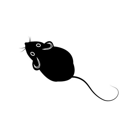 mouse icon vector illustration simple designのイラスト素材