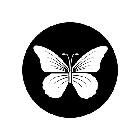 butterfly icon vector illustration symbol designのイラスト素材