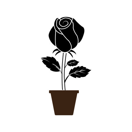 icons of various kinds of flowers, sunflowers, tulips and othersのイラスト素材