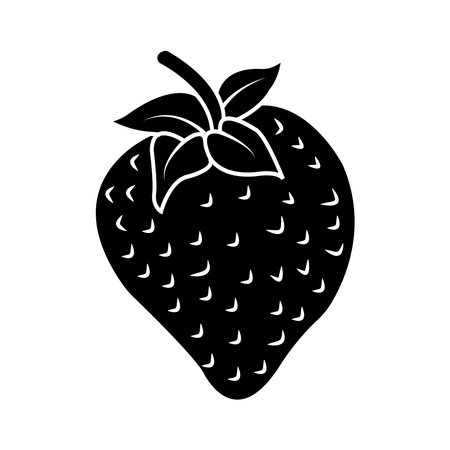 strawberry icon vector illustration symbol designのイラスト素材