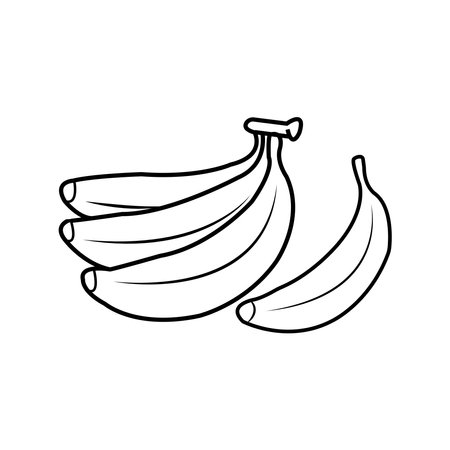 banana icon vector illustration symbol designのイラスト素材