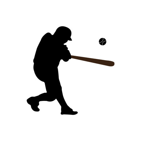 softball icon vector illustration simple designのイラスト素材