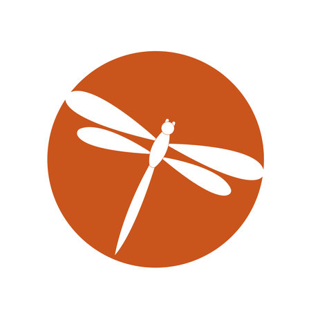 dragonfly icon vector illustration symbol designのイラスト素材