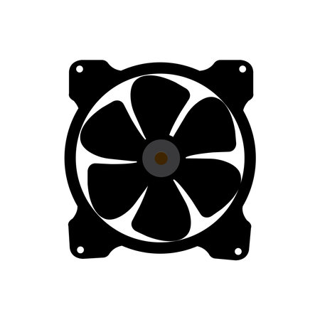 fan icon vector illustration symbol designのイラスト素材