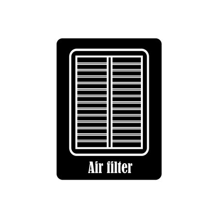 Air filter vector illustration symbol designのイラスト素材