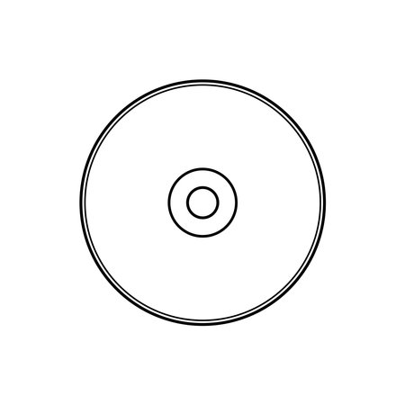 disc icon vector illustration symbol designのイラスト素材