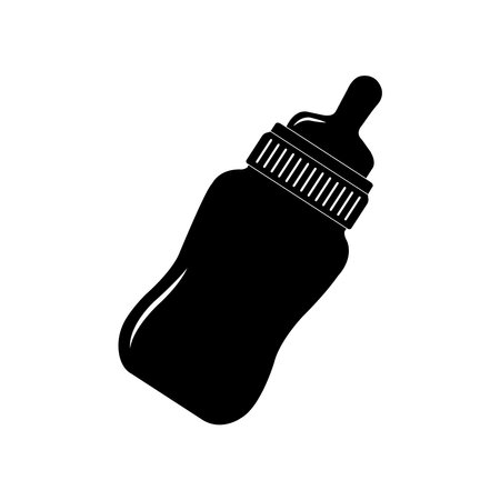 bottle of milk vector illustration symbol designのイラスト素材