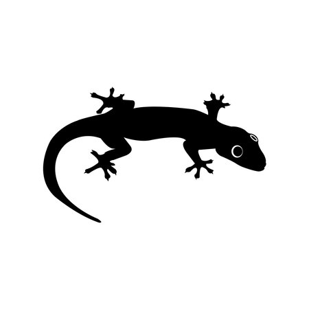 lizard icon vector illustration simple designのイラスト素材