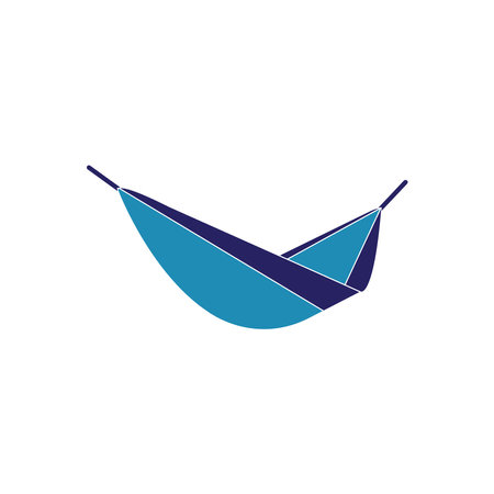hammock icon vector illustration logo template.のイラスト素材