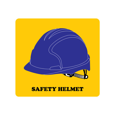 project helmet icon vector illustration simple designのイラスト素材