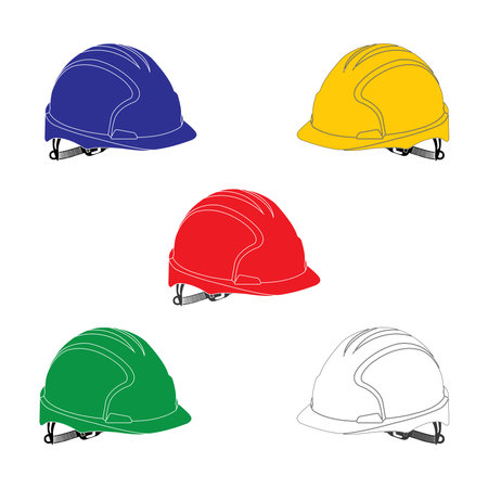 project helmet icon vector illustration simple designのイラスト素材