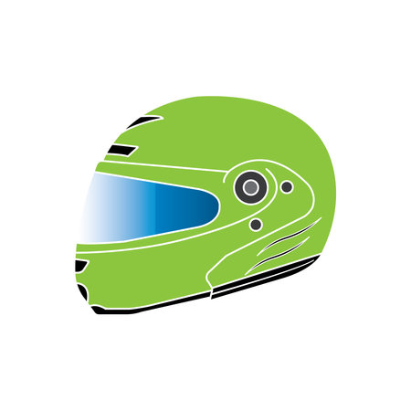 helmet icon for motorcycle vector simple designのイラスト素材