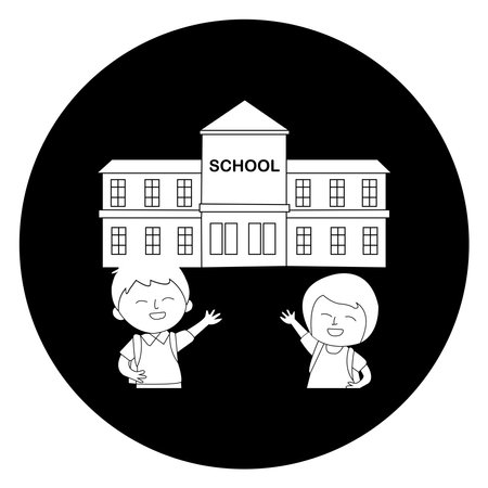 back to school icon vector illustration symbol designのイラスト素材