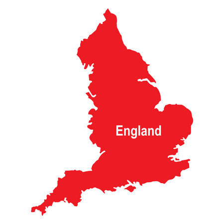 England map icon vector illustration symbol designのイラスト素材