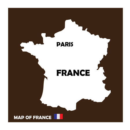 france map icon vector illustration symbol designのイラスト素材
