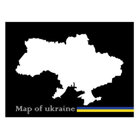 Ukraine map icon vector illustration symbol designのイラスト素材